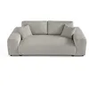 Image de Canape droit LISA DESIGN 3 places en polyester gris 213 x 213 x 79 cm