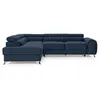 Image de Canape angle fixe BEST MOBILIER 5 places en polyester bleu 278 x 278 x 92 cm