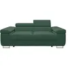 Image de Canape droit BEST MOBILIER 2 places en polyester vert 102 x 198 x 90 cm