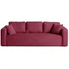 Image de Canape droit BEST MOBILIER 3 places en polyester violet 225 x 225 x 86 cm