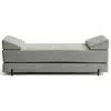 Image de Brescia - banquette 3 places convertible en tissu velours relief - Gris