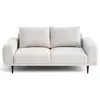 Image de Vicence - canapé droit 2 places en tissu - Beige