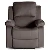 Image de Armand - fauteuil relax électrique en simili - Marron