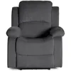 Image de Armand - fauteuil relax électrique en velours côtelé - Gris