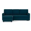 Image de Canape angle fixe BEST MOBILIER 4 places en polyester bleu 215 x 215 x 86 cm