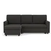 Image de Canape angle fixe BEST MOBILIER 4 places en polyester gris 215 x 215 x 86 cm