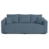 Image de Regala - canapé 3 places - convertible avec coffre - en tissu - Bleu Ardoise