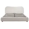 Image de Hugo - lit coffre - 160x200 cm - en tissu bouclette - Beige