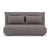 Image de Candice - Banquette 2 places convertible clic-clac en velours côtelé - Gris clair