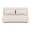 Image de Candice - Banquette 2 places convertible clic-clac en velours côtelé - Beige