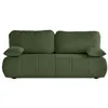 Image de Canape droit BEST MOBILIER 3 places en tissu vert 194 x 194 x 80 cm
