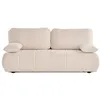 Image de Canape droit BEST MOBILIER 3 places en tissu beige 194 x 194 x 80 cm