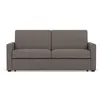 Image de Julia - canapé lit 3 places convertible express couchage quotidien 140 cm matelas 18 cm en tissu - Gris