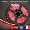 Image de Ruban LED Bande Guirlande Strip 5050 SMD 300 LED Waterproof IP65 5M 12V Rouge
