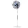 Image de Ventilateur sur pied de 40 cm avec fonction turbo 70w blanc bleu