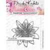 Image de Tampon transparent - Fleur Passiflore 2- 9,5 x 6,5 cm
