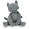 Image de Peluche Chat Meloe - 37 cm Bleu Gris MA0261