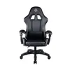 Image de Chaise Gaming De Bureau Dossier Ergonomique Inclinable, Coussin Lombaire - noir