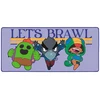 Image de Tapis de souris XXL Brawl Stars Subsonic - Let's brawl Spike, Crow et Leon - 90 x 40 cm