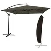 Image de Parasol déporté MOLOKAI carré 2,7x2,7m gris + housse