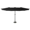 Image de Parasol double 2,7x4,6m LINAI noir