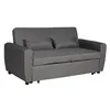 Image de Canape droit HAPPY GARDEN 2 places en polyester gris 93 x 169 x 85 cm
