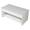 Image de Table basse avec plateau relevable blanche HEDDA