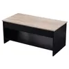 Image de Table basse avec plateau relevable noire et bois HEDDA