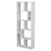 Image de Bibliothèque 8 étagères multiformes blanche JANE