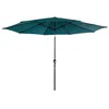 Image de Parasol droit HAPUNA rond 3,30m de diamètre bleu