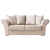 Image de Canapé droit 3 places beige OSCAR