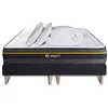 Image de Pack matelas ACTIVE 180x200 + double sommiers noir 90x200 + Couette + 2 oreillers