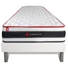 Image de Ensemble sommier + matelas ENERGY ressorts ensachés et mémoire de forme 90x200