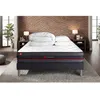 Image de Matelas 140 x 200 cm Regen - Mousse à mémoire de forme - Ep : 24 cm - sommier Noir avec 2 oreillers et couette