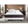 Image de Matelas 160 x 200 cm Regen - Mousse à mémoire de forme - Ep : 24 cm - sommier Blanc avec 2 oreillers et couette