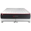 Image de Ensemble double sommier + matelas BOOST ressorts ensachés et mémoire de forme 160x200