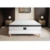 Image de Ensemble matelas 140 x 190 cm Privilège - Mousse à mémoire de forme - Ep : 26 cm - Equilibré - sommier Blanc