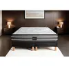Image de Ensemble matelas 200 x 200 cm Exclusive - Ressorts ensachés - Ep : 22 cm - Ferme - sommier Noir