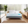Image de Pack Matelas BodyMax - Mémoire de forme et micro ressorts ensachés - Ep : 26cm - Sommier kit Gris avec couette et 2 oreillers
