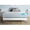 Image de Ensemble 160x200 matelas BodyMax micro ressorts ensachés et mémoire de forme + sommier kit blanc