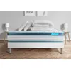 Image de Pack 140x190 matelas BodyFit + sommier kit blanc + Couette 240x220cm + 2 oreillers 60x40cm
