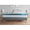 Image de Pack 180x200 matelas BodyFit + sommier kit gris + Couette 260x240cm + 2 oreillers 60x40cm
