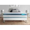 Image de Ensemble 180x200 matelas BodyFit à mémoire de forme + sommier kit blanc