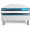 Image de Ensemble 90x190 matelas BodyForm à Mémoire de forme 3 zones + sommier kit blanc
