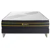 Image de Ensemble 140x190 matelas ULTRA + sommier kit noir