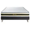 Image de Ensemble 160x200 matelas FLEXY + sommier kit noir