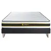 Image de Ensemble 140x190 matelas FLEXY + sommier kit noir