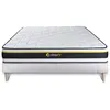 Image de Ensemble 140x190 matelas SOFT + sommier kit blanc