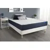 Image de Ensemble matelas Ressorts ensachés et Mémoire de forme ACTIFLEX SLEEP 140x200 5zones de confort + sommier KIT blanc
