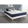 Image de Ensemble matelas ACTIFLEX LIFE 160x200 Ressorts ensachés et Mémoire de forme 5zones de confort + sommier KIT blanc
